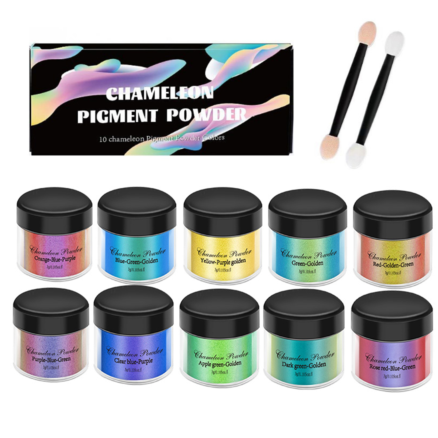 Pearl Powder Resin - 10/20pcs Mirror Chameleons Pigment Set Pearl