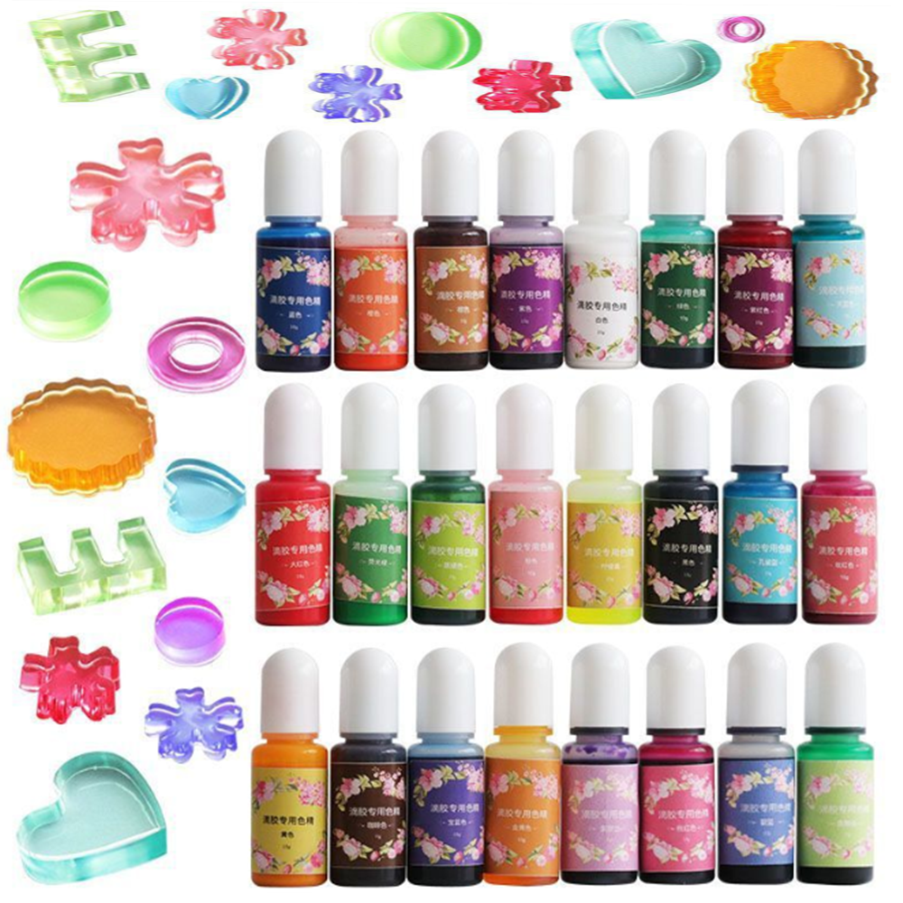 Pearl Powder Resin - 26 Colors 10ml Epoxy Resin Pigment