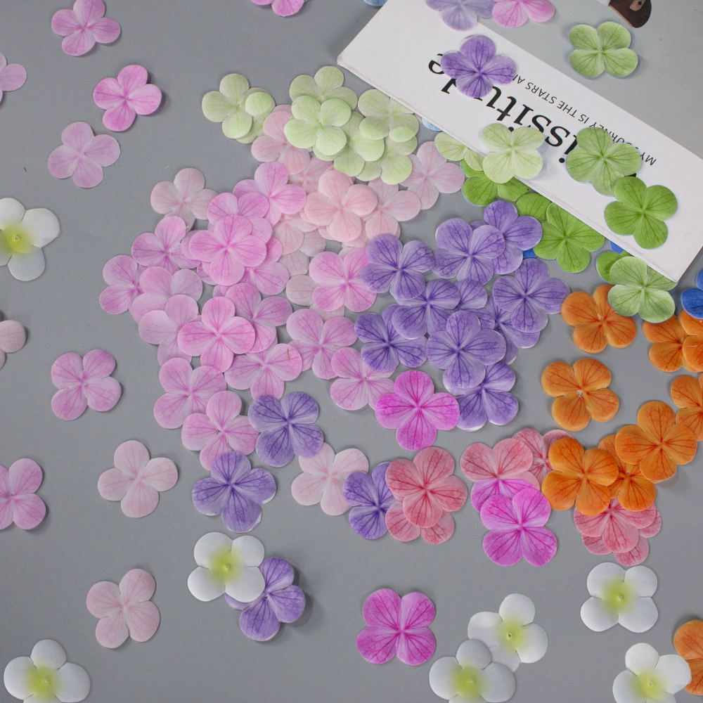 Resin Art Frame - 60Pcs Anna Hydrangea Color-Absorbing Flowers Epoxy