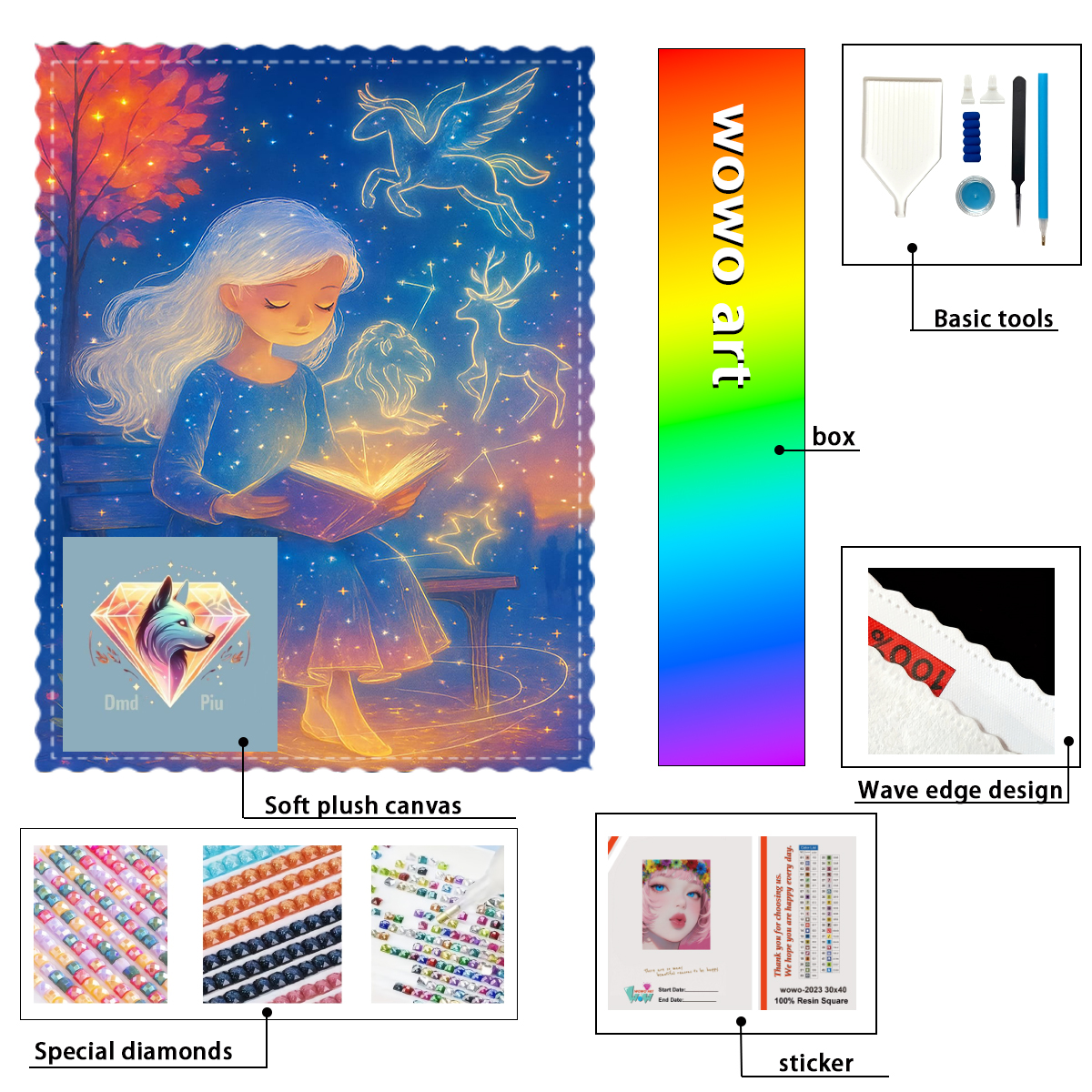 Resin Art To Buy - 【Piu Diamond Art】Anhelos 100% resin FD+ab+cr