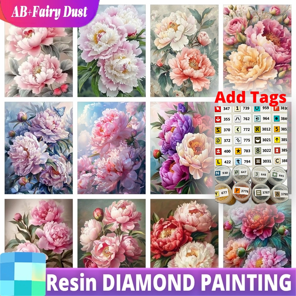 Resin Art Rose - Resin Fairy Dust AB Diamond Painting
