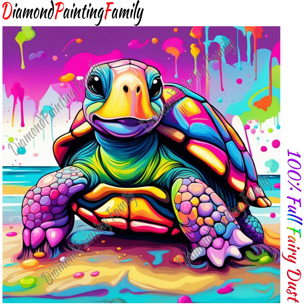 Resin Art Kits - Diamond Painting Family Full Fairy Dust