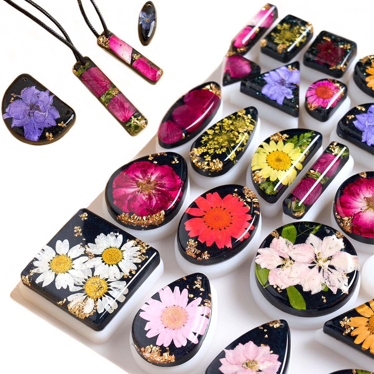 Resin Art A Keychain - Time Stone Pendant Silicone Mold DIY