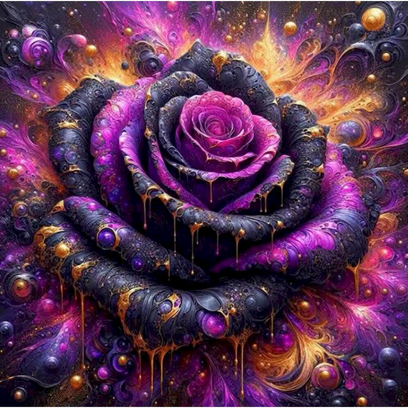 Resin Art Rose - GATYZTORY Rose 5d Diamond Painting Home