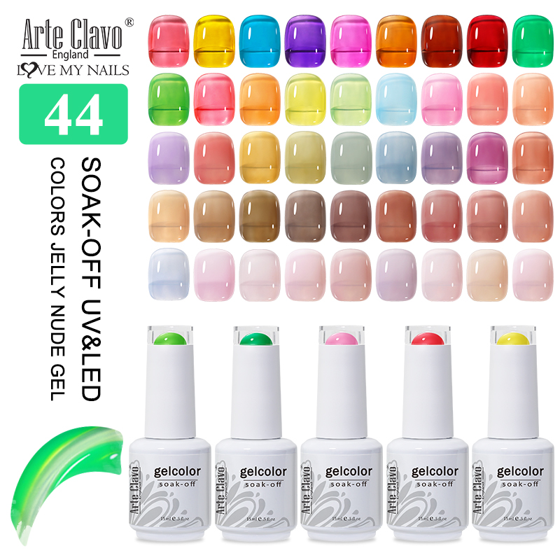 Resin Art Uv Light - Arte Clavo 15ml 44 Colors Jelly