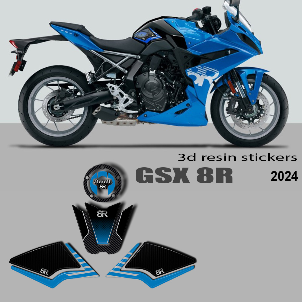 Resin Art Sticker - New for GSX8R GSX 8R Motorcycle