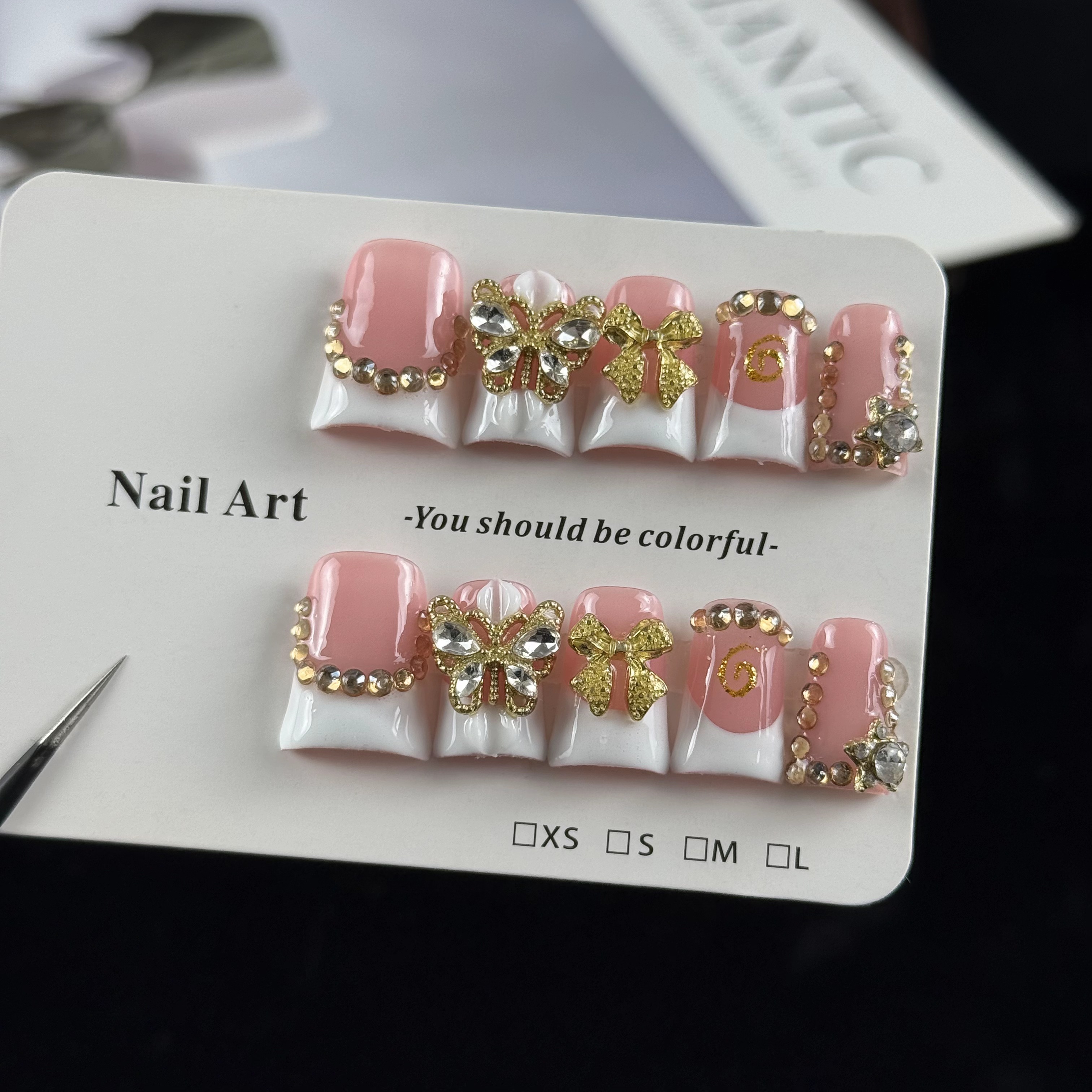 Resin Art Glitter - 10pcs high-end Luxury-sleek style design, hand-painted