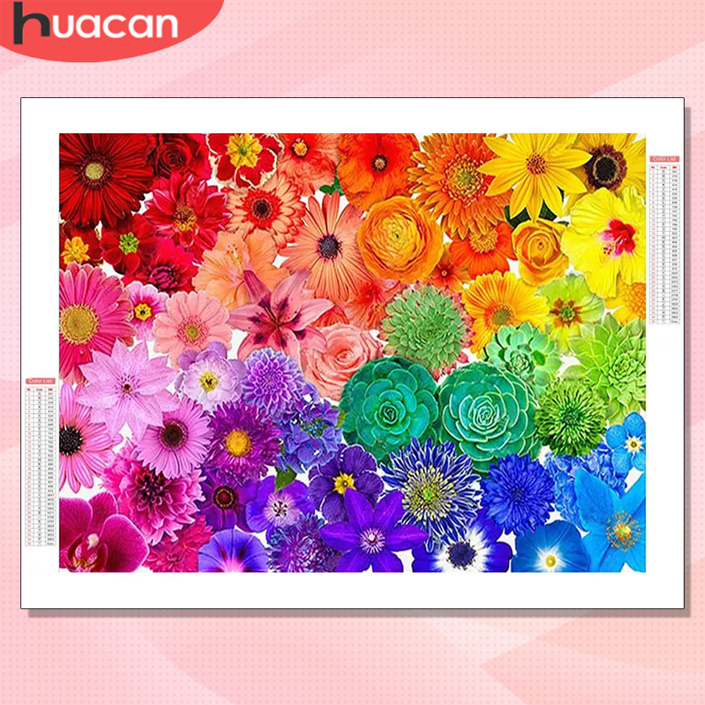 Resin Art Rose - HUACAN Diamond Art Kits Flower Colorful