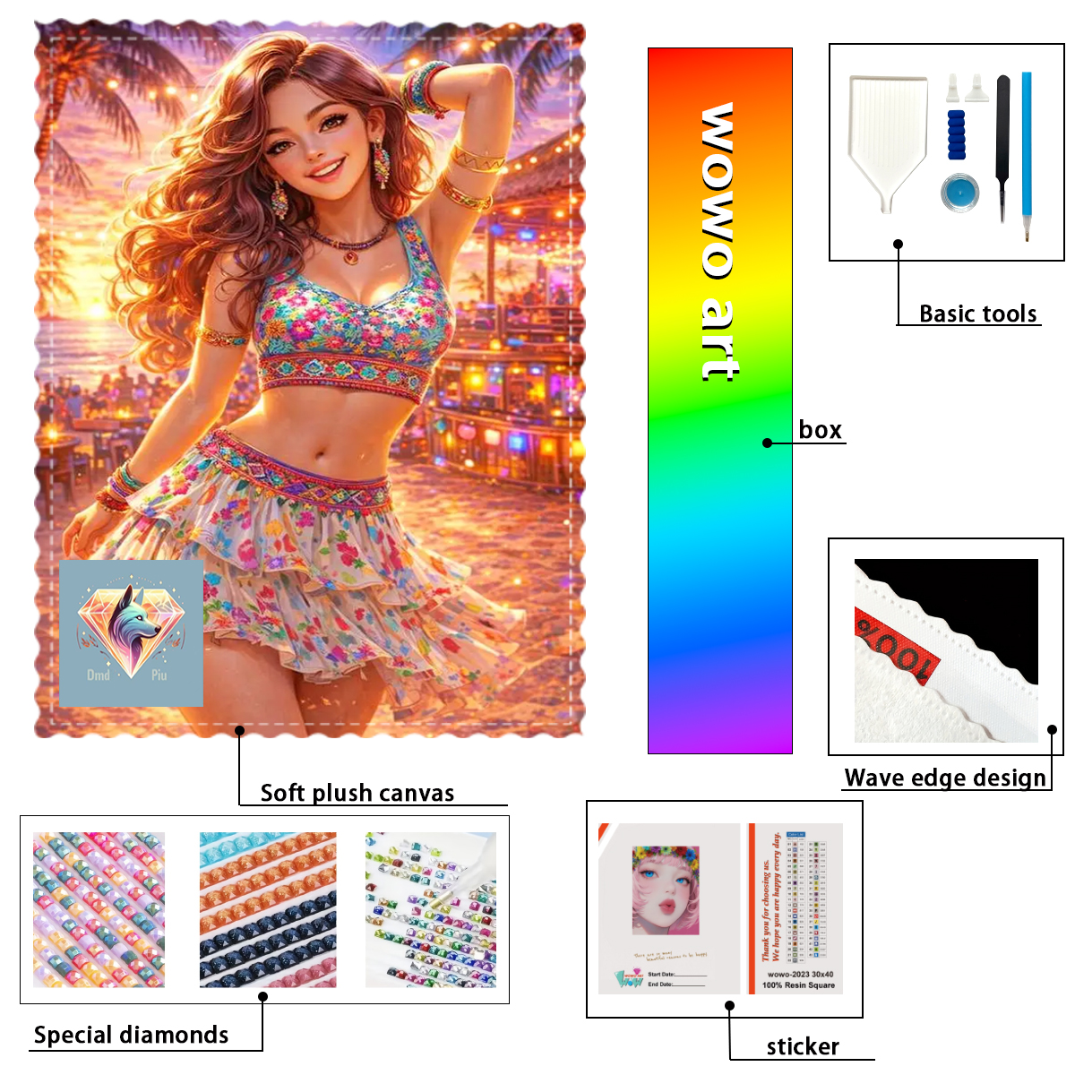 Resin Art To Buy - 【Piu Diamond Art】BRASIL 100% resin FD+ab+cr