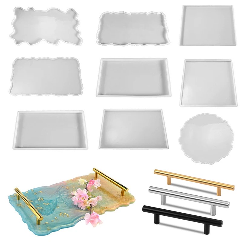 Resin Art Tray - Tray Epoxy Resin Silicone Mold DIY