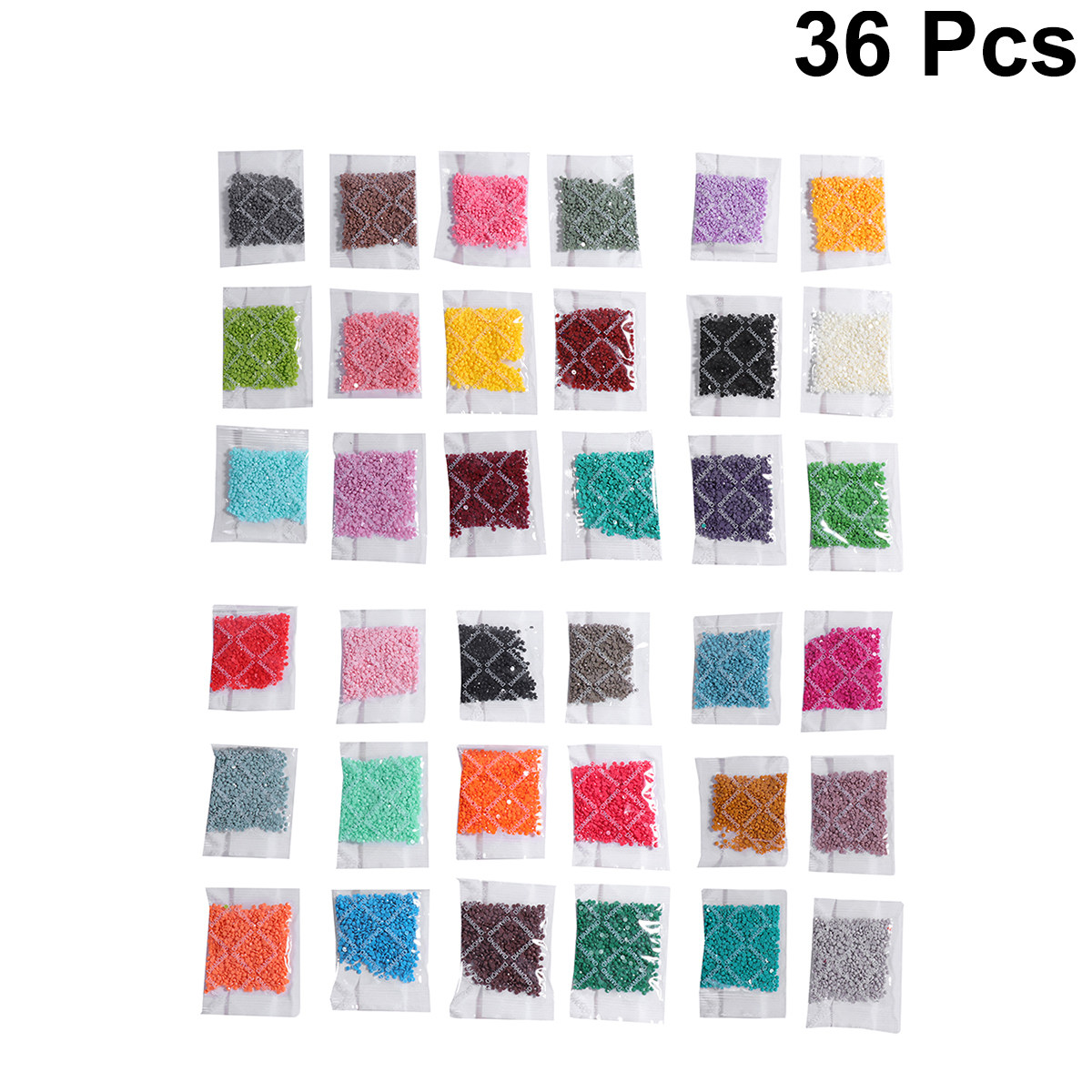 Resin Art Diy - 36pcs Round Diamond Set Resin Rhinestones