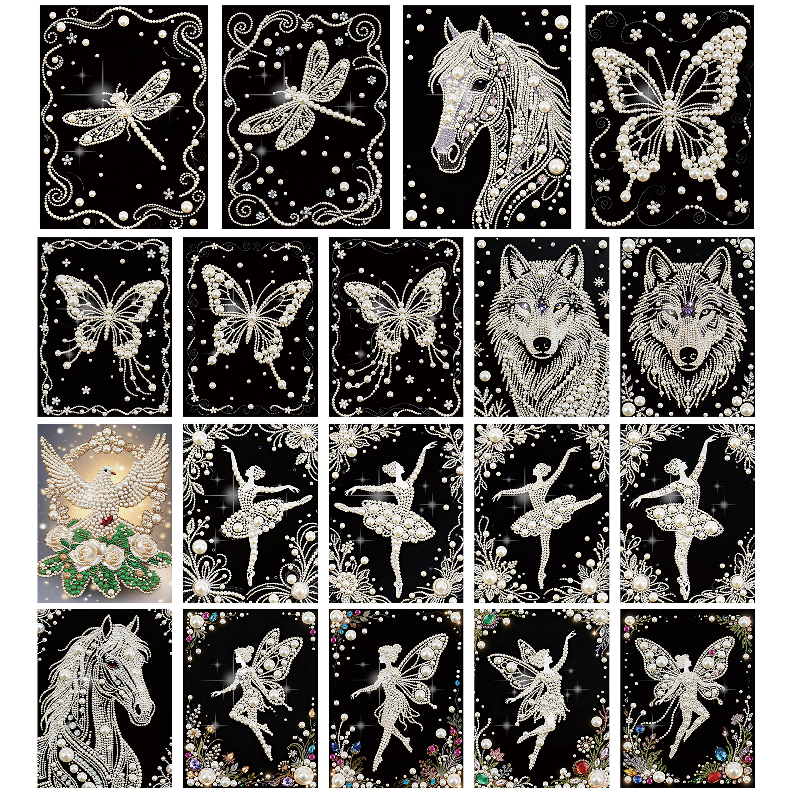 Resin Art Frame - DIY Pearl Painting Art Kits for