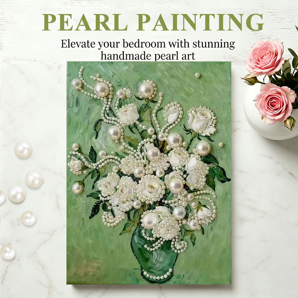 Resin Art Rose - Huacan DIY Pearl Art Painting kits