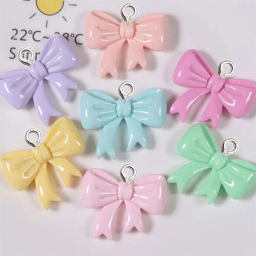 10 Pieces Candy Color Bow Resi - Resin Art Box ulasan dan harga