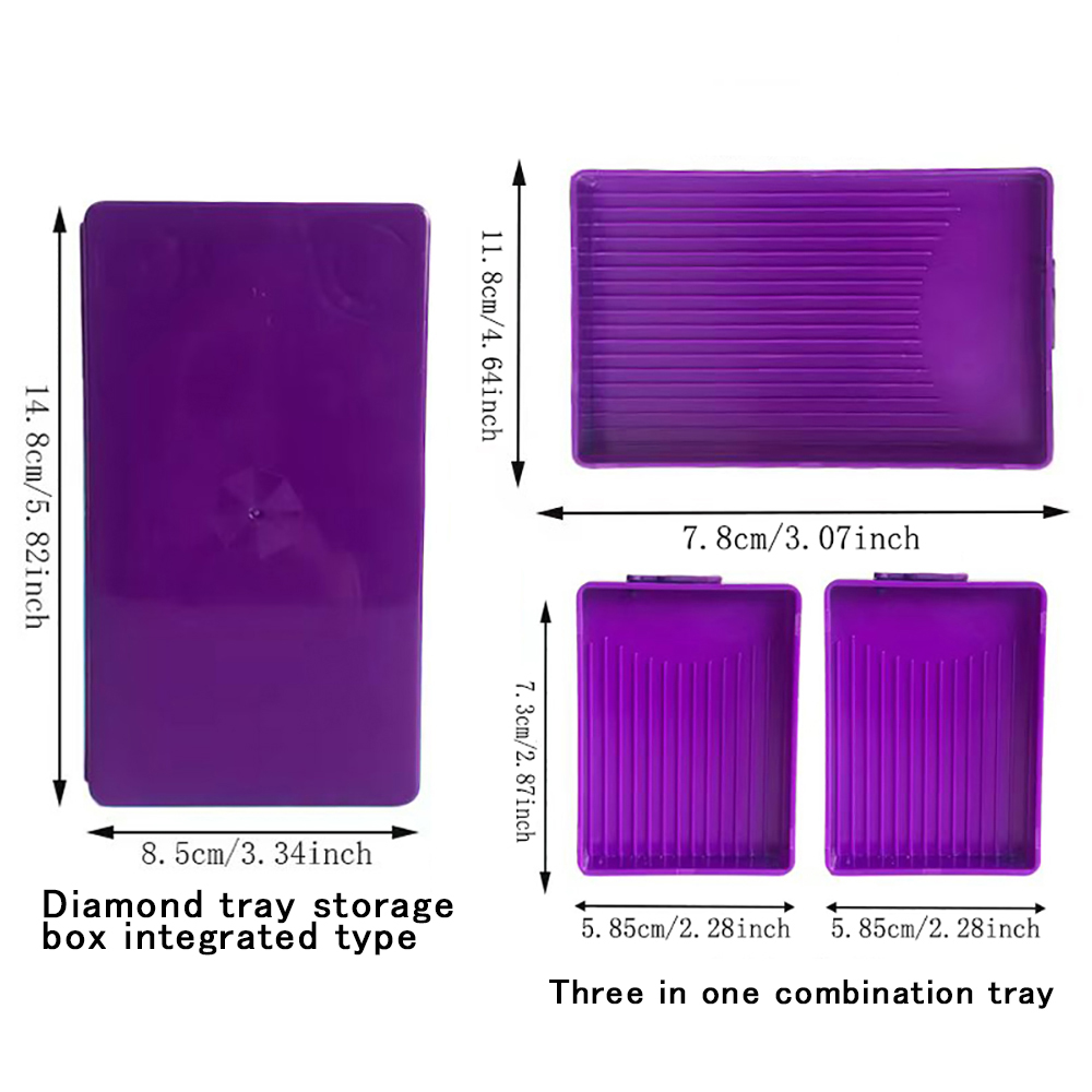 Diamond Painting Tray with Lid - Resin Art Tray ulasan dan harga