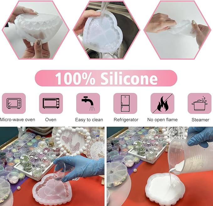 Bubble Resin Tray Silicone Mol - Resin Art Tray ulasan dan harga