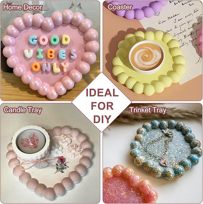 Bubble Resin Tray Silicone Mol - Resin Art Tray ulasan dan harga
