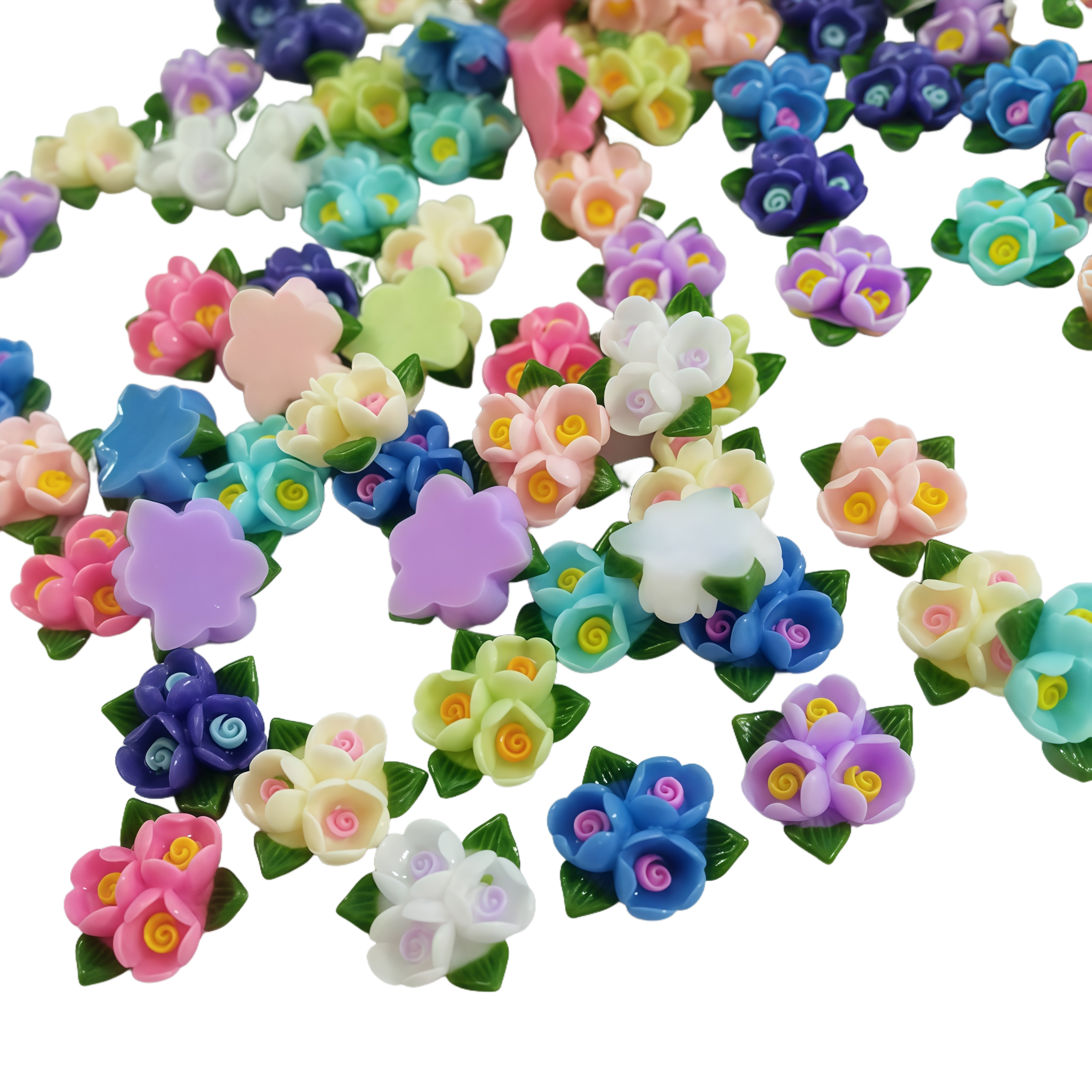 20/50pcs Mixed Resin Mini Colo - Resin Art Rose ulasan dan harga