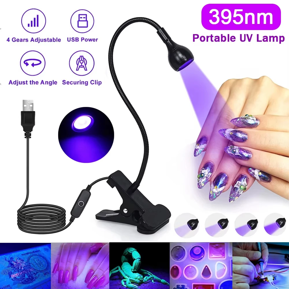 UV Nail Lamp 395nm Led Ultravi - Resin Art Uv Light ulasan dan harga