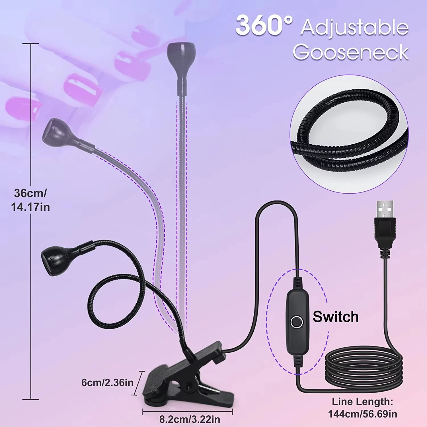 UV Nail Lamp 395nm Led Ultravi - Resin Art Uv Light ulasan dan harga
