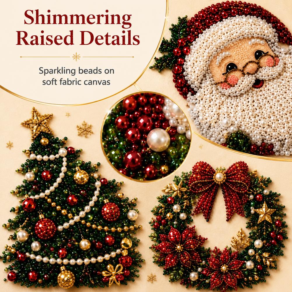 Christmas Santa Claus Pearl Ar - Resin Art Diy ulasan dan harga