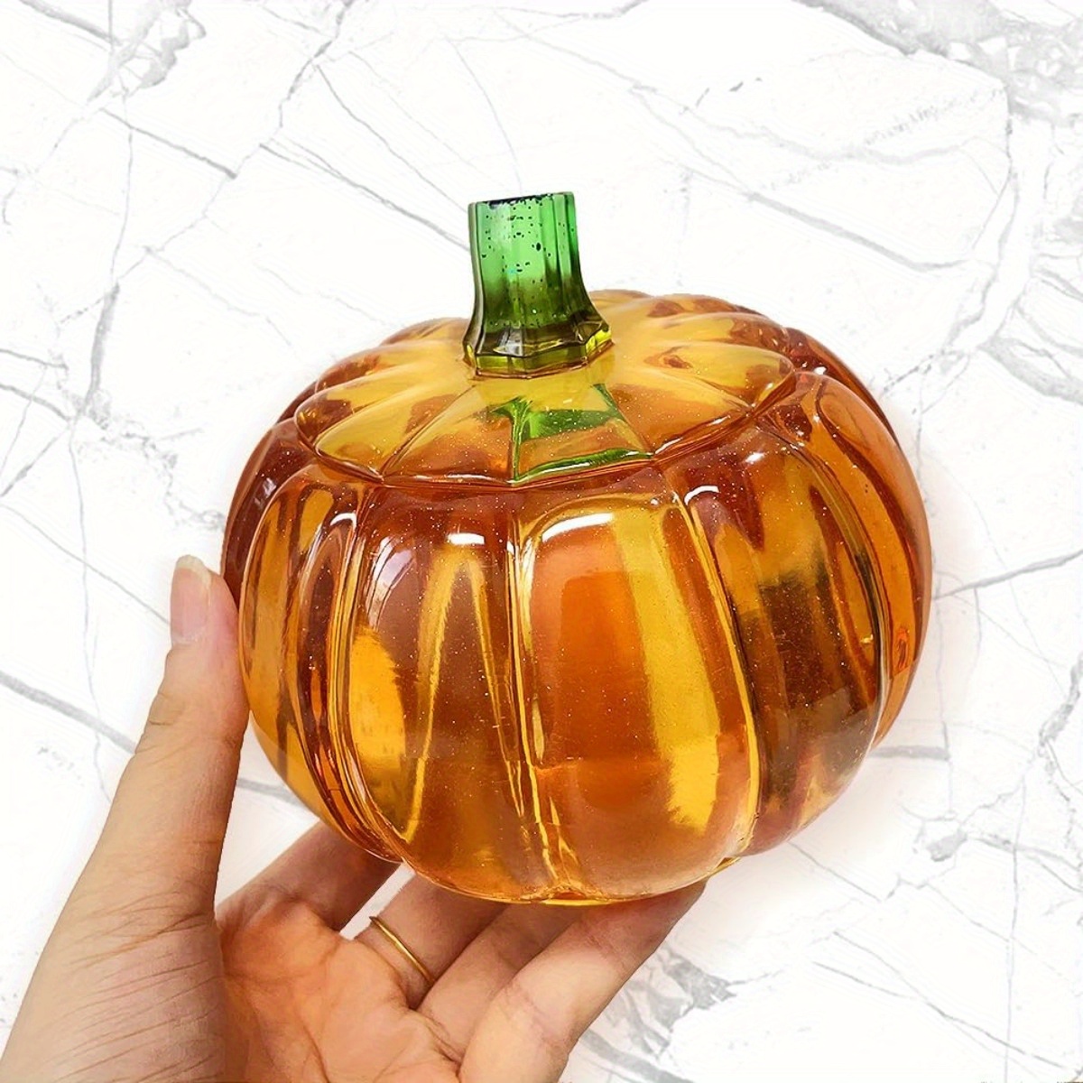 5'' Large Pumpkin Jar Mold, Ha - Resin Art Clay ulasan dan harga