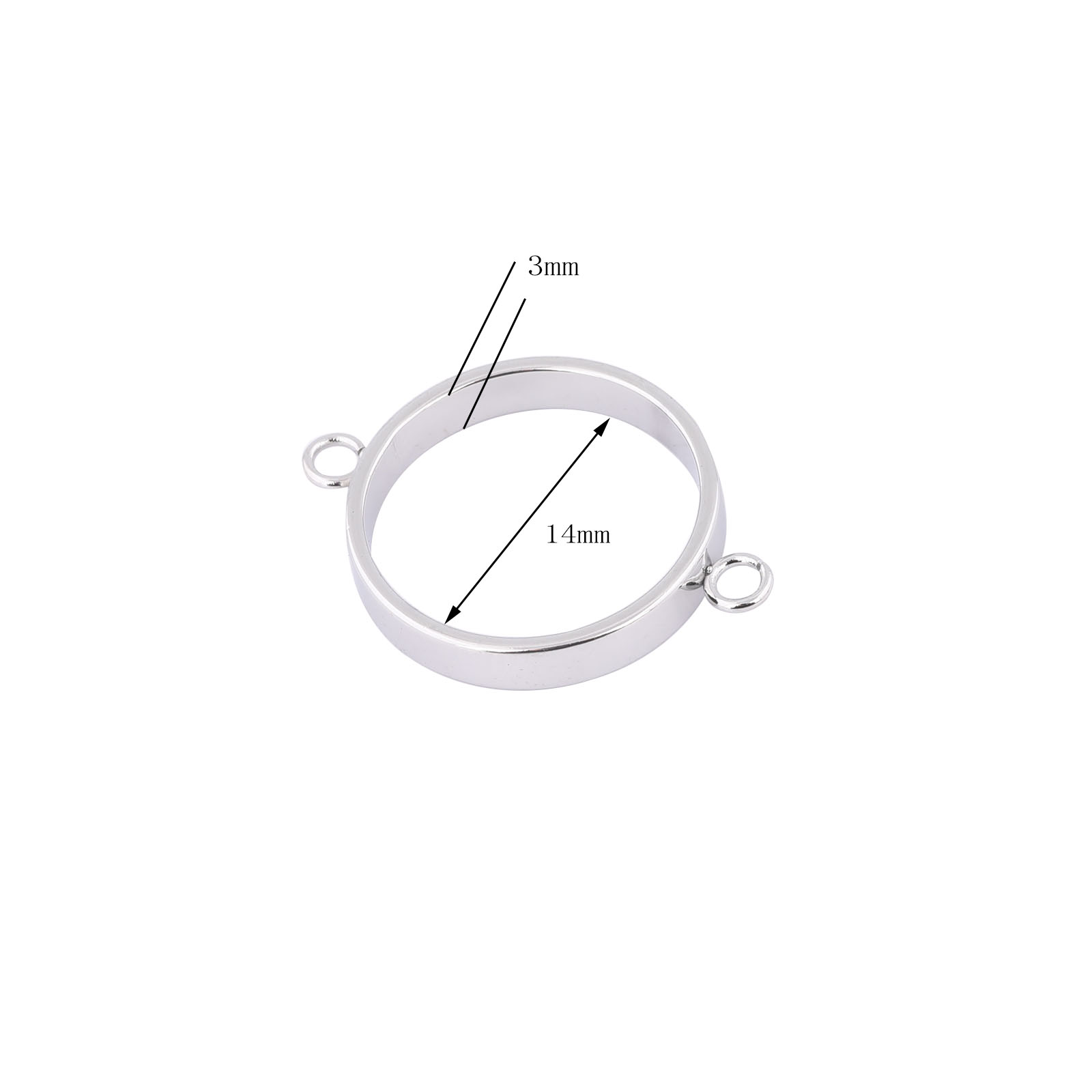 10pcs Stainless Steel 14mm Ope - Resin Art Box ulasan dan harga