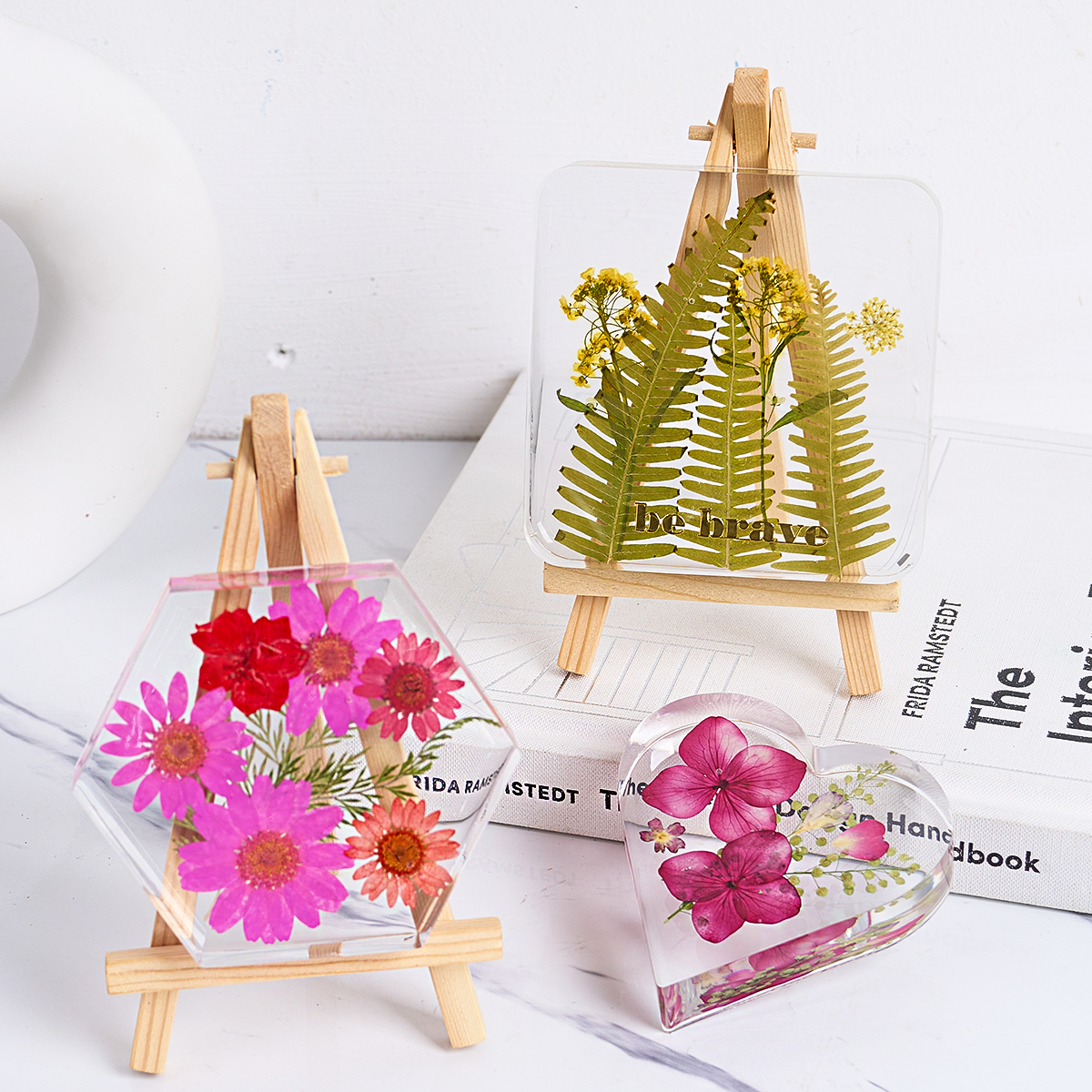 6 Holes Coaster Silicone Mold  - Resin Art Tray ulasan dan harga