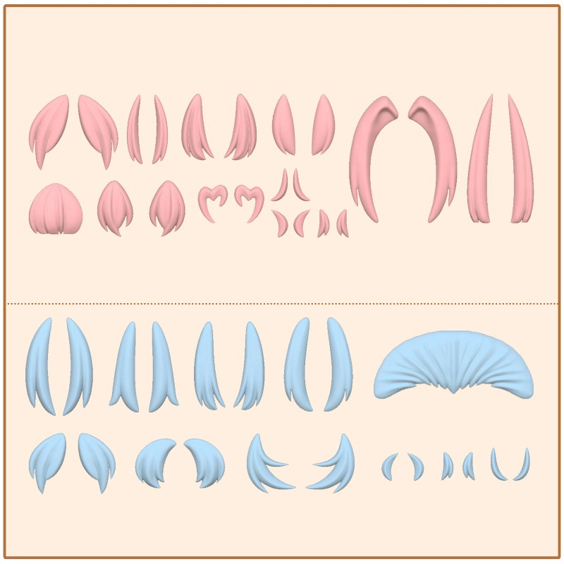 Clay Bangs Silicone Mold Handm - Resin Art Clay ulasan dan harga
