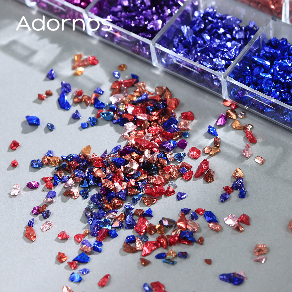 Multicolor Irregular Broken St - Resin Art A Keychain ulasan dan harga