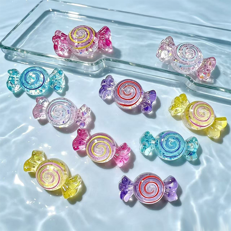 100pcs Cute Simulation Glitter - Resin Art Phone Case ulasan dan harga
