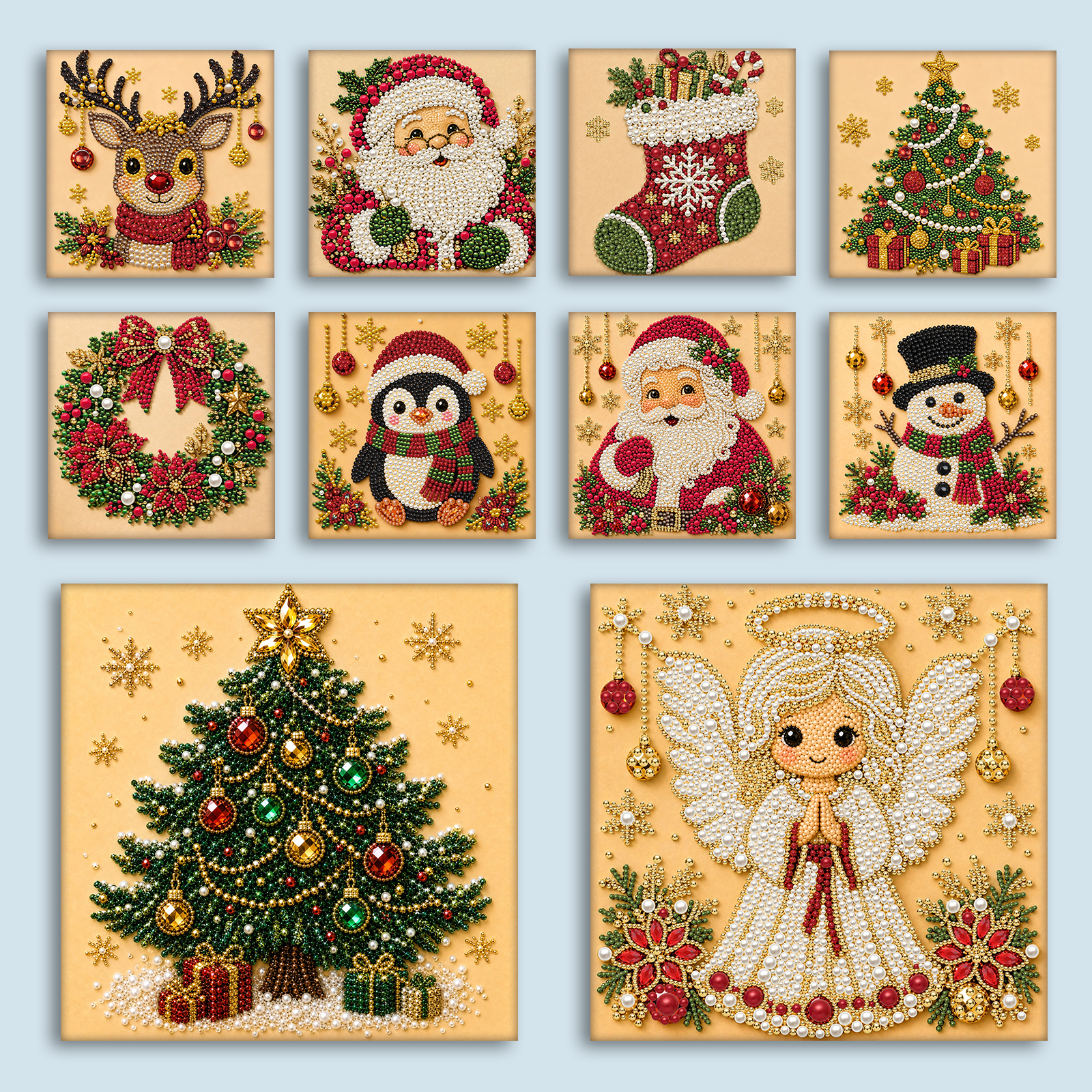 Christmas Decor DIY Santa Clau - Resin Art Diy ulasan dan harga