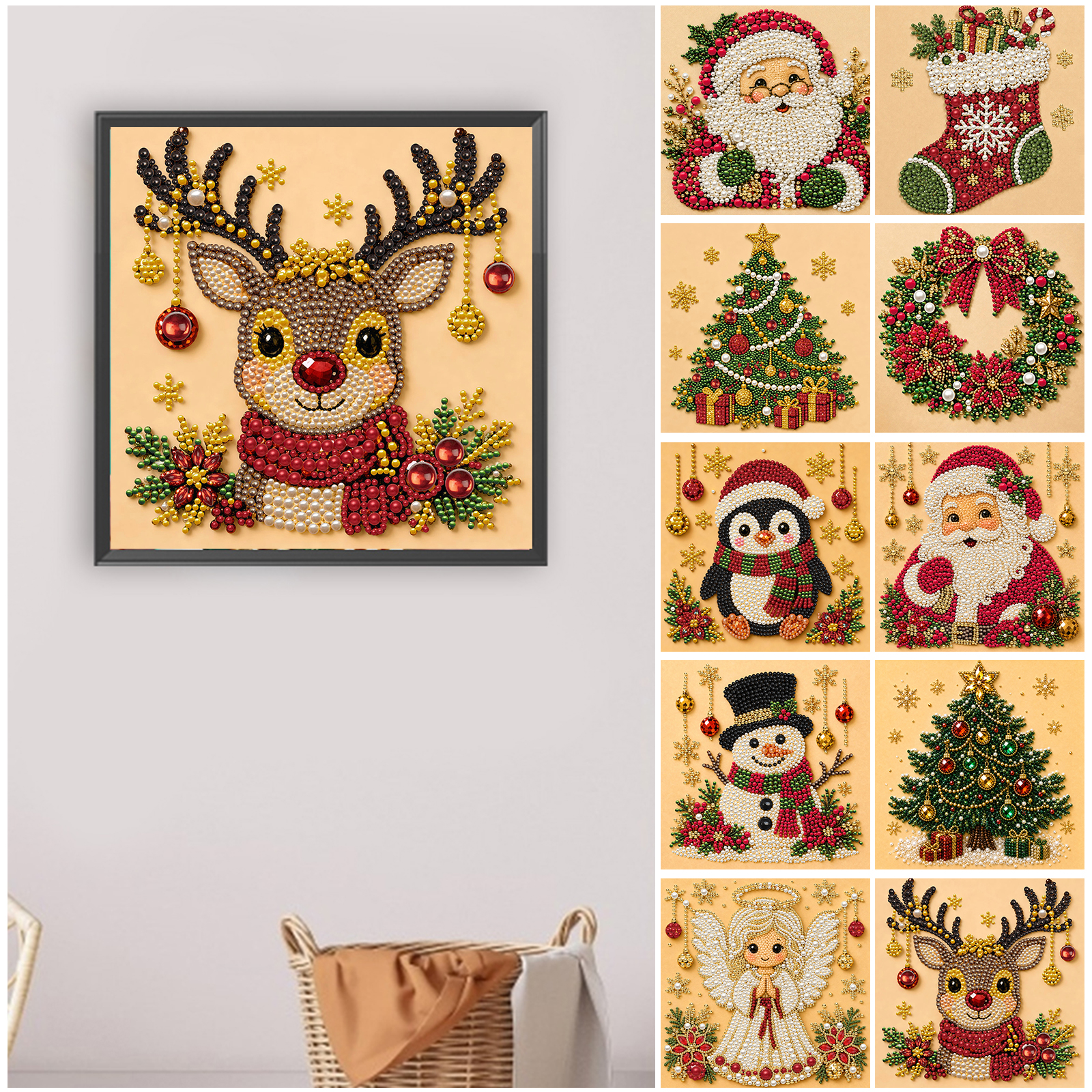 Christmas Decor DIY Santa Clau - Resin Art Diy ulasan dan harga