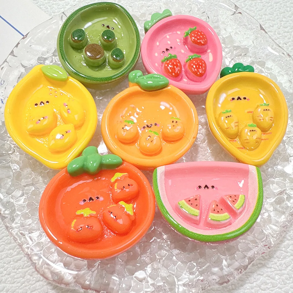 Resin Kawaii Fruit Plates Mini - Resin Art Phone Case ulasan dan harga