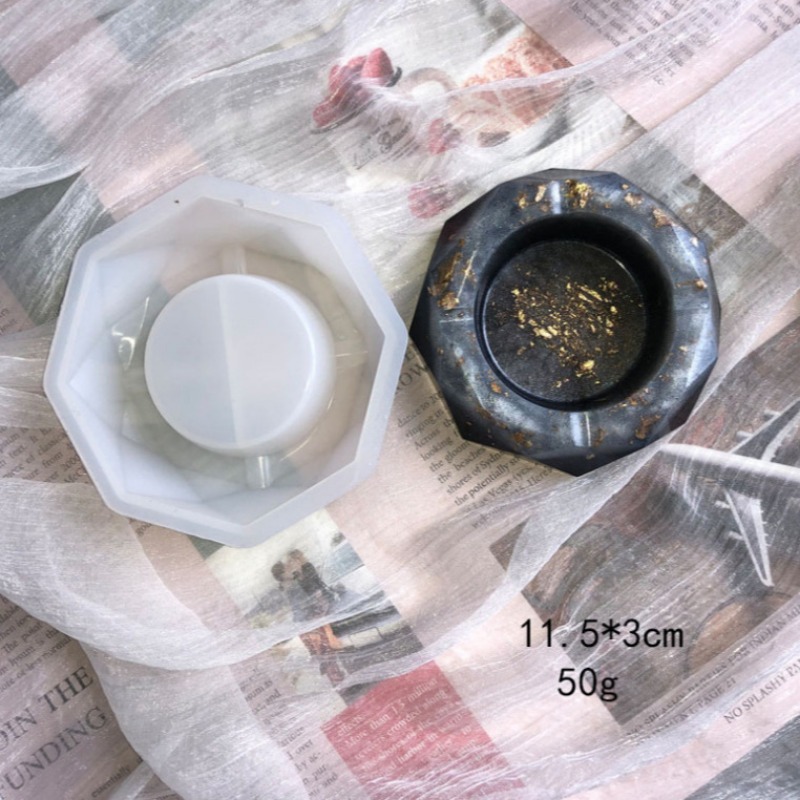 Silicone Ashtray Mold Crystal  - Resin Art Tray ulasan dan harga