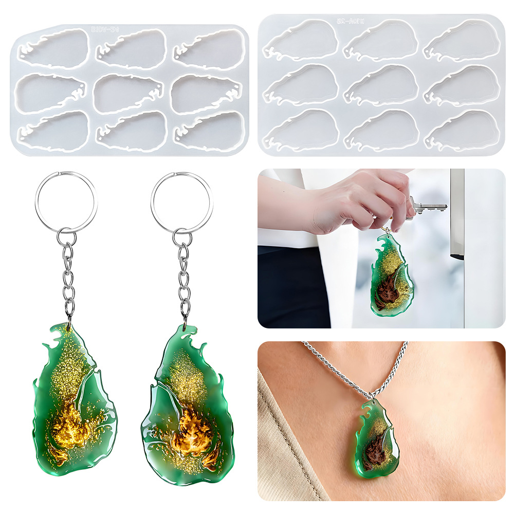 Sri Lanka Map Mold Pendant Key - Resin Art A Keychain ulasan dan harga