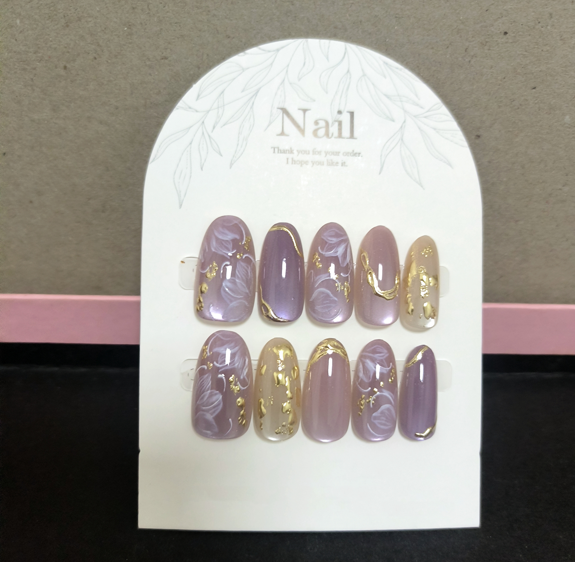 10pcs Handmade Press On Nails  - Resin Art Glitter ulasan dan harga