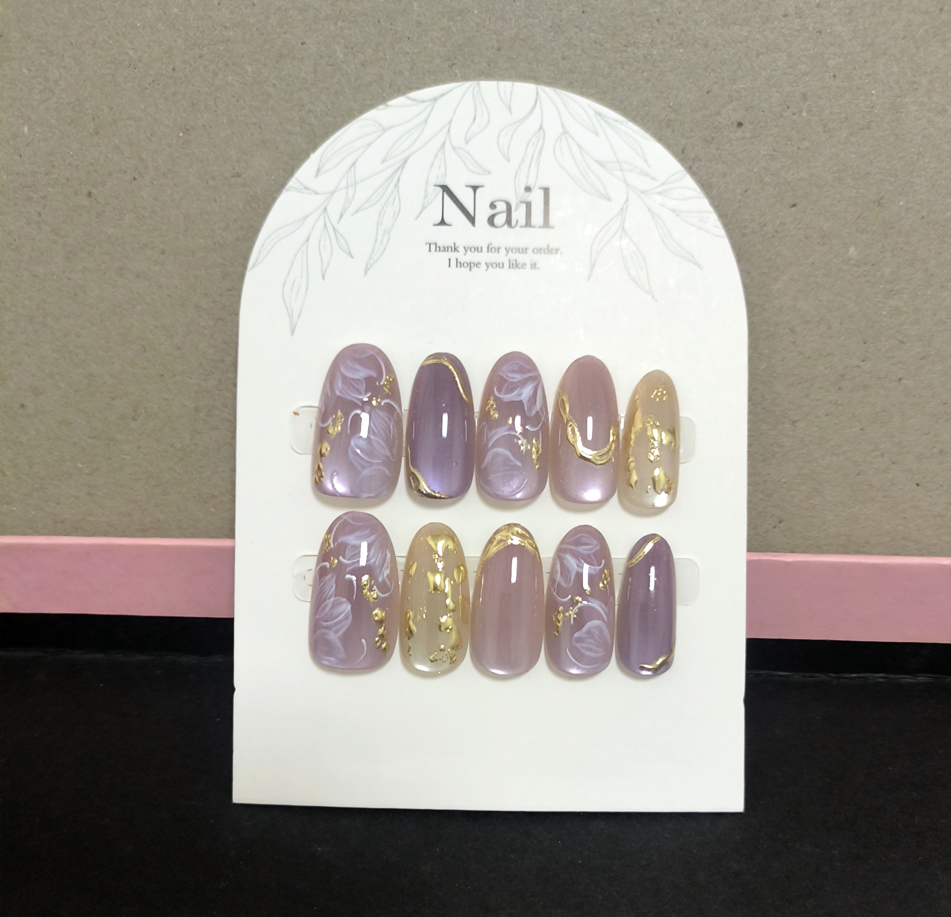 10pcs Handmade Press On Nails  - Resin Art Glitter ulasan dan harga