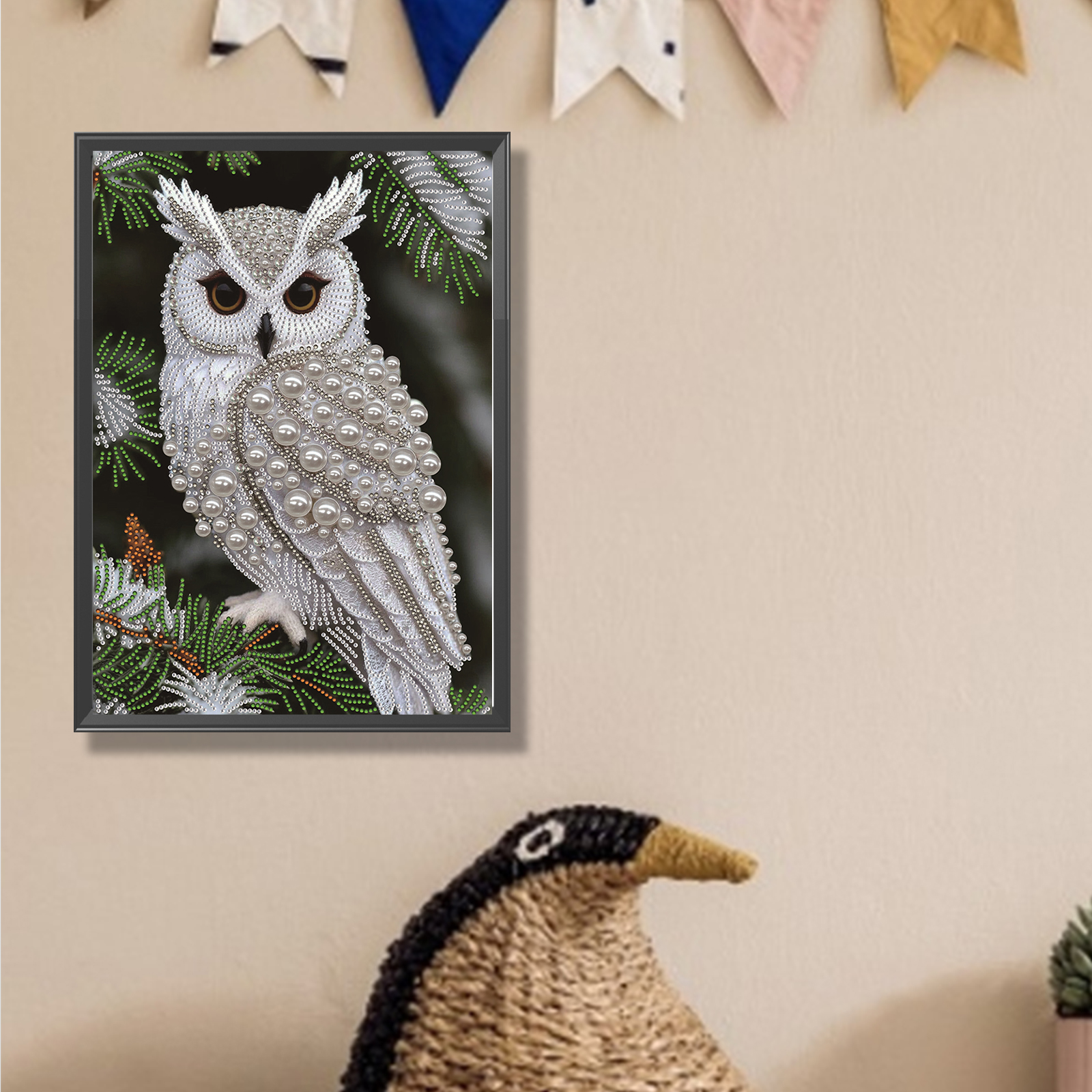 Owl Special Shaped 5D DIY Part - Resin Art Diy ulasan dan harga