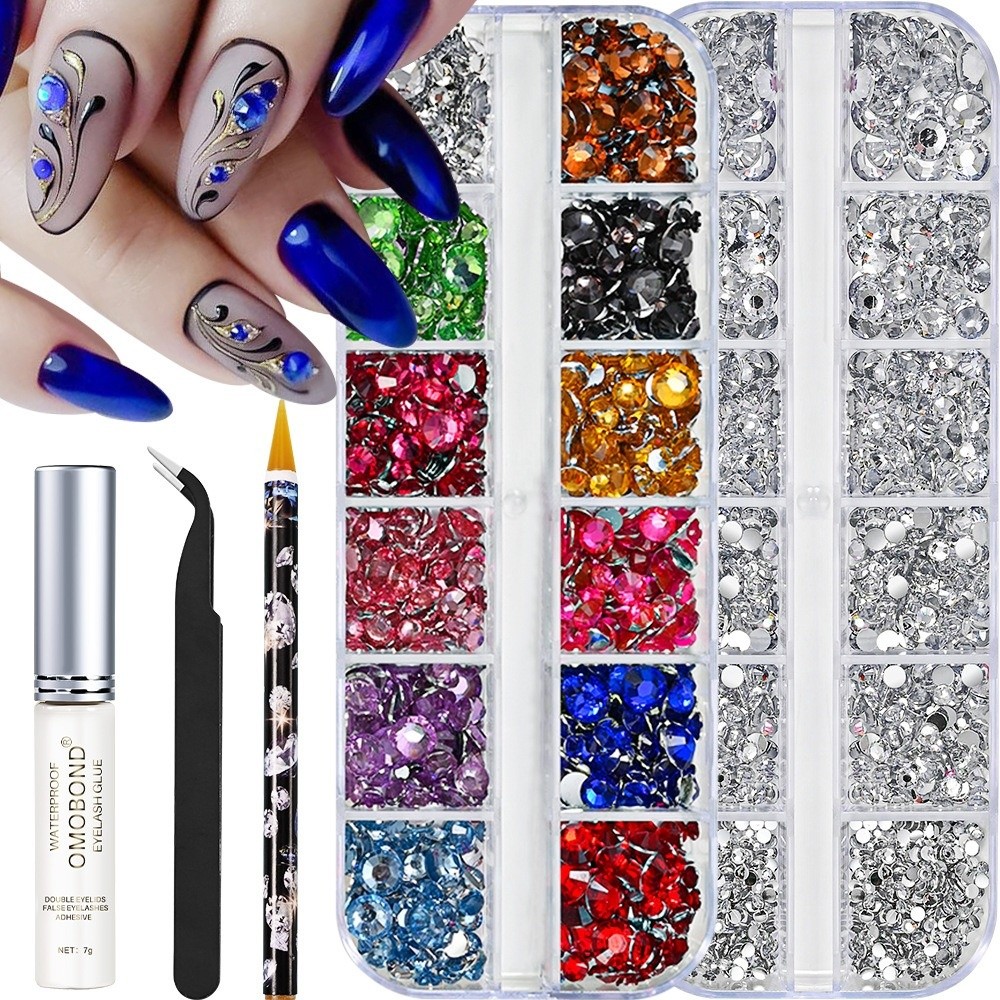 Multicolor Resin Rhinestone Ki - Resin Art Glitter ulasan dan harga
