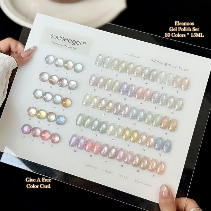 Sheer Cat Eye Gel Polish 30 Co - Resin Art Uv Light ulasan dan harga