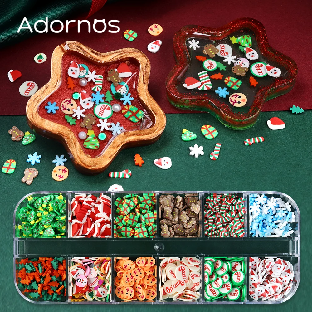 12 Grids Christmas Soft Potter - Resin Art Clay ulasan dan harga