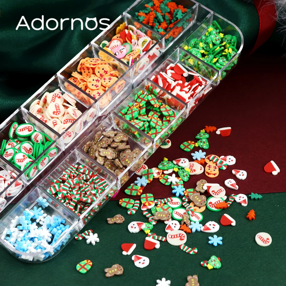 12 Grids Christmas Soft Potter - Resin Art Clay ulasan dan harga