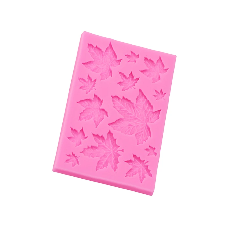 Gj-61 DIY leaf maple leaf sili - Resin Art Clay ulasan dan harga
