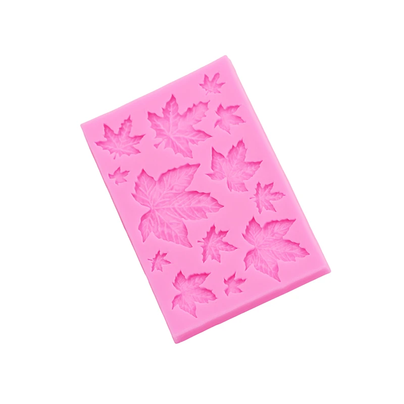Gj-61 DIY leaf maple leaf sili - Resin Art Clay ulasan dan harga
