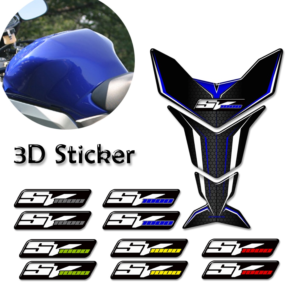 SV1000 Motorcycle Tank Pad Fue - Resin Art Sticker ulasan dan harga