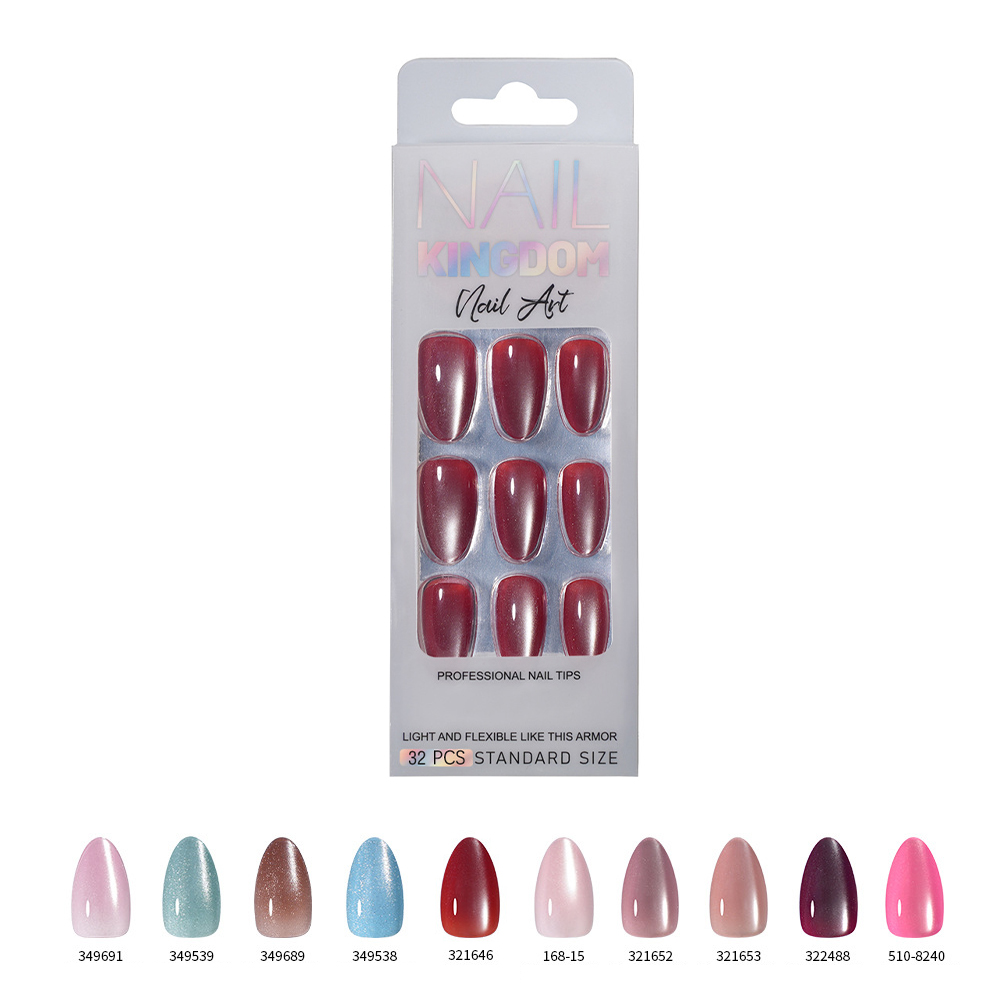 VITAGWX 32pcs Press on Nails A - Resin Art Glitter ulasan dan harga