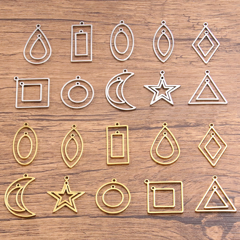 10Pcs 2 Color Stainless Steel  - Resin Art Frame ulasan dan harga