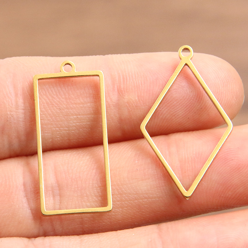 10Pcs 2 Color Stainless Steel  - Resin Art Frame ulasan dan harga
