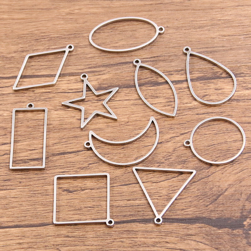 10Pcs 2 Color Stainless Steel  - Resin Art Frame ulasan dan harga